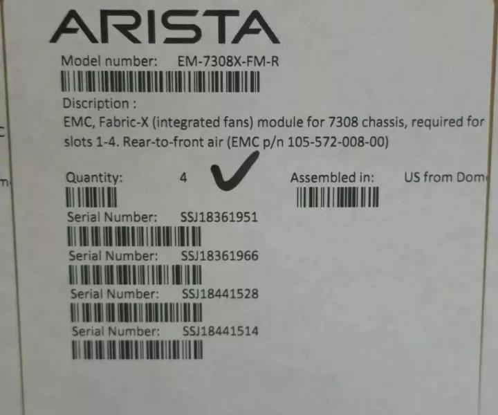 DCS-7308 8-Slot EM-7328X 4PS-R EM-7300-SUP