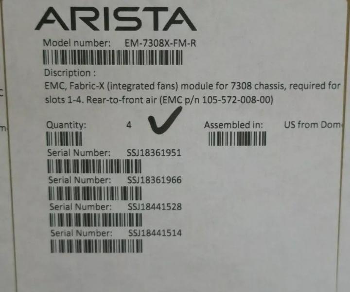 DCS-7308 8-Slot EM-7328X 4PS-R EM-7300-SUP