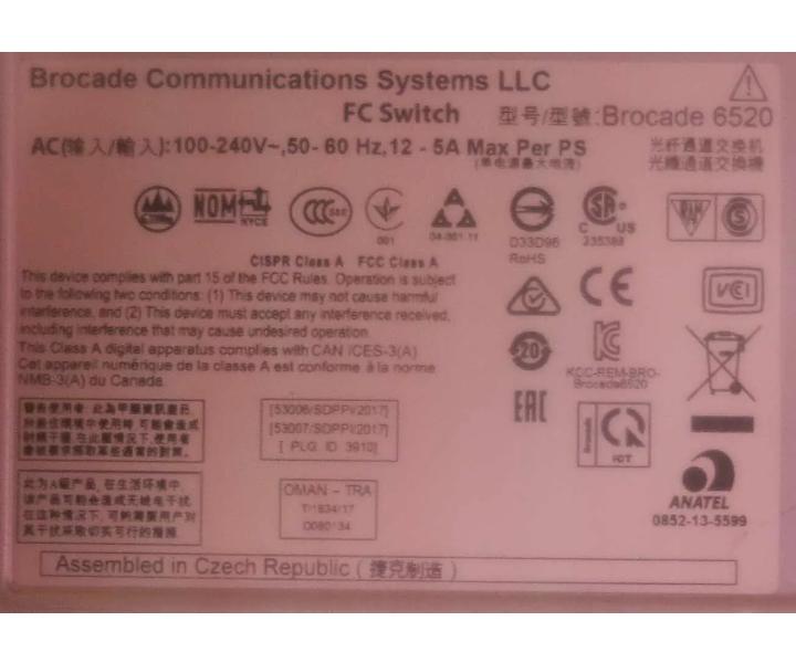 BR-6520-48-16G-R 96-Port 48-Port 16Gb