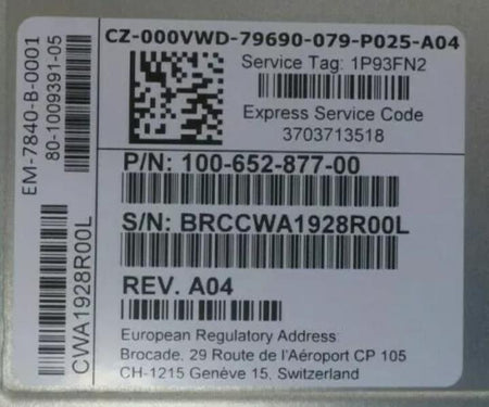 MP-7840B 16Gb 40GbE 10GbE -00VWD