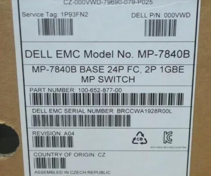 MP-7840B 16Gb 40GbE 10GbE -00VWD