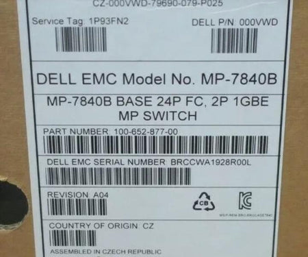 MP-7840B 16Gb 40GbE 10GbE -00VWD