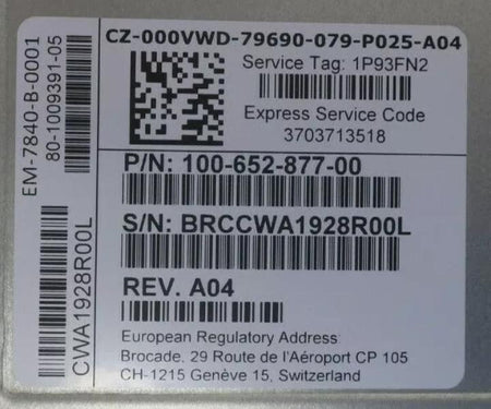 MP-7840B 16Gb 40GbE 10GbE -00VWD