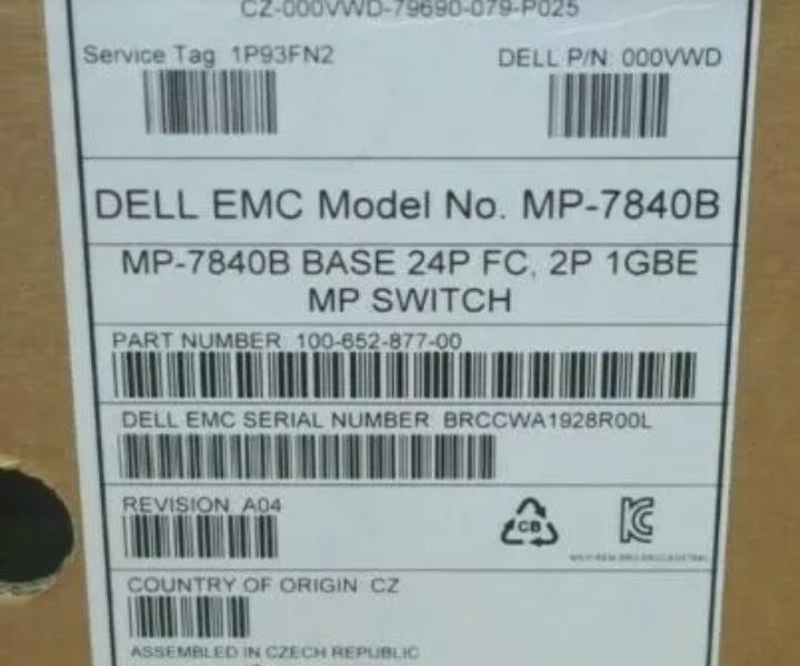 MP-7840B 16Gb 40GbE 10GbE -00VWD
