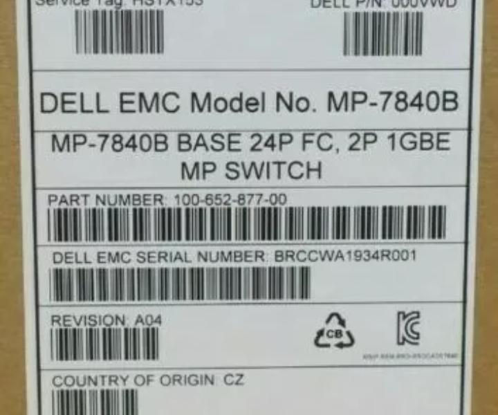 MP-7840B 16Gb 40GbE 10GbE 00VWD