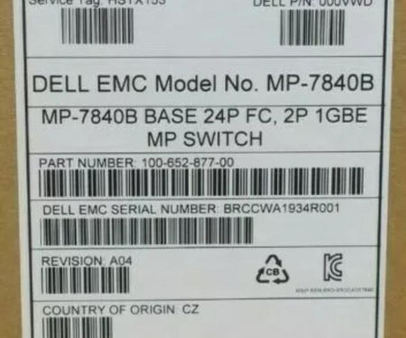 MP-7840B 16Gb 40GbE 10GbE 00VWD