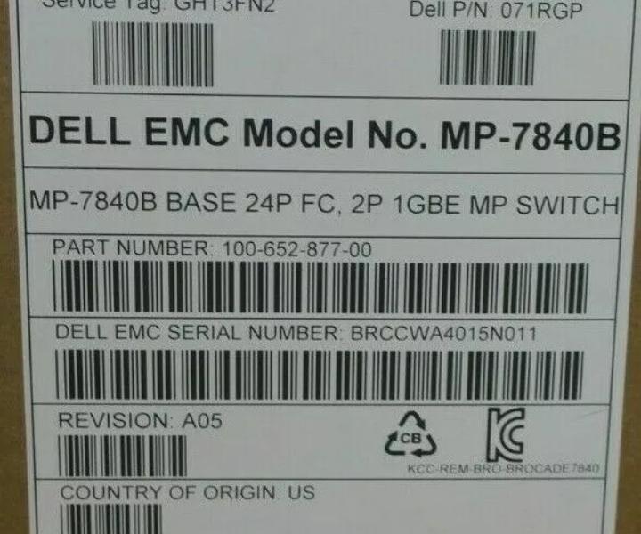 MP-7840B 16Gb 40GbE 10GbE 71RGP