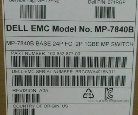 MP-7840B 16Gb 40GbE 10GbE 71RGP
