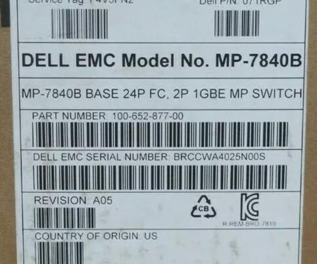 MP-7840B 16Gb 40GbE 10GbE 71RGP