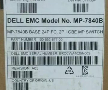 MP-7840B 16Gb 40GbE 10GbE 71RGP