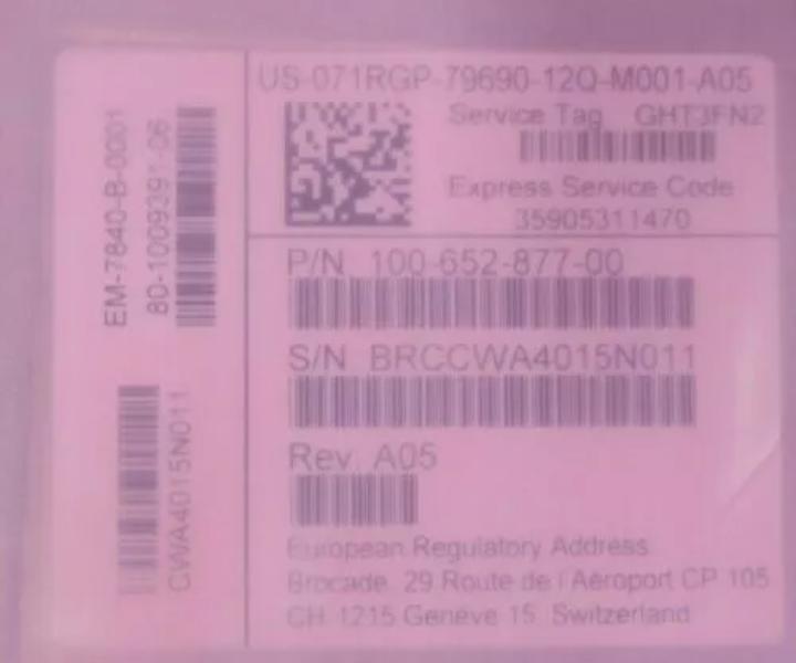 MP-7840B 16Gb 40GbE 10GbE 71RGP