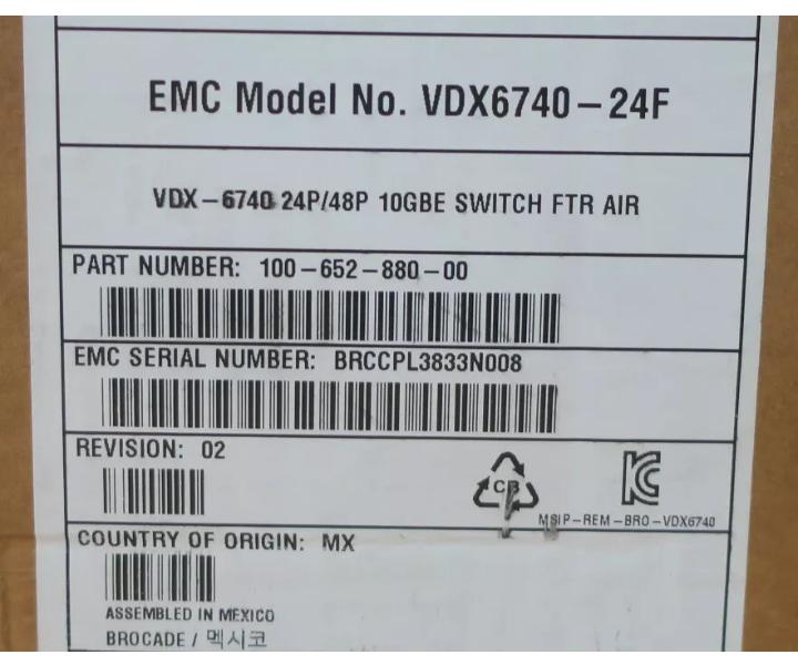 EM-VDX6740-24-F 10GbE 40Gb