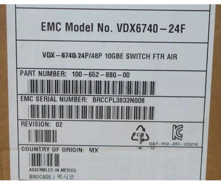 EM-VDX6740-24-F 10GbE 40Gb