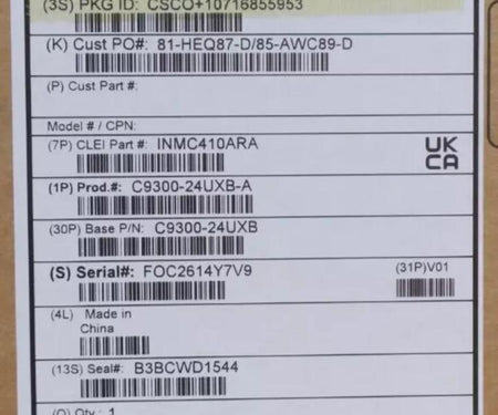 C9300-24UXB-A C9300-NM-8X RJ45