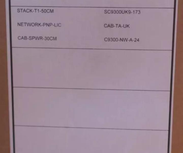 C9300-24UXB-A C9300-NM-8X RJ45
