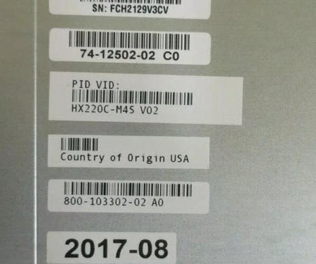 E5-2630V4 HX220C 2GHz 112GB