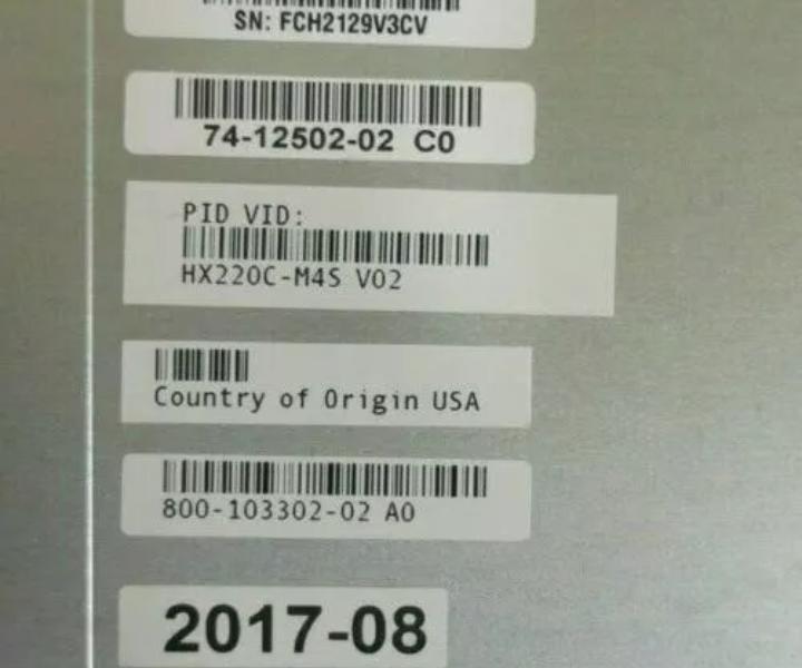 E5-2630V4 HX220C 2GHz 112GB