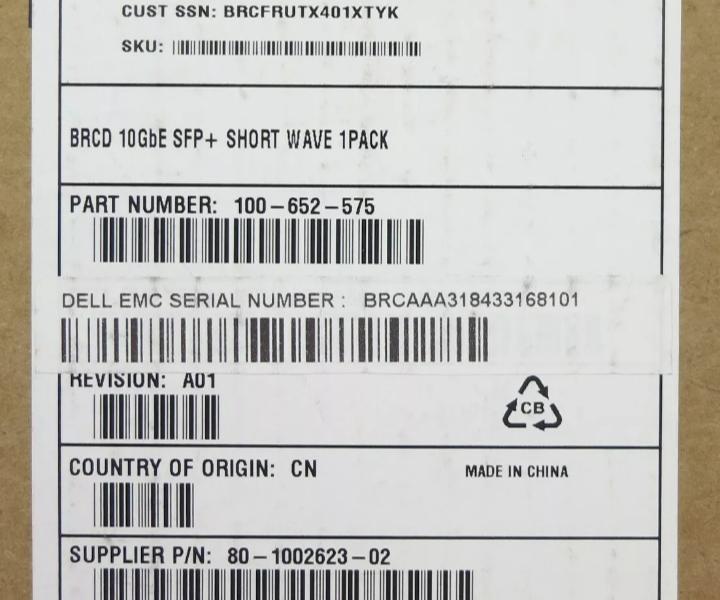 10GBase-LR 100-652-575 DWPV4