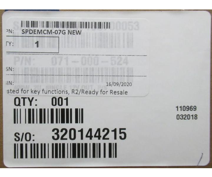 SPDEMCM-07G CX4-120 071-000-524 400W