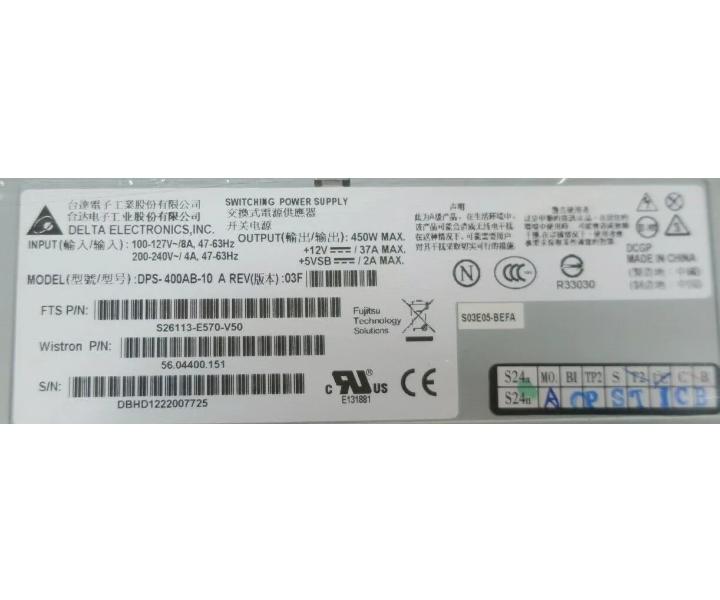 S26113-E570-V50 DPS-400AB-10 RX200 450W