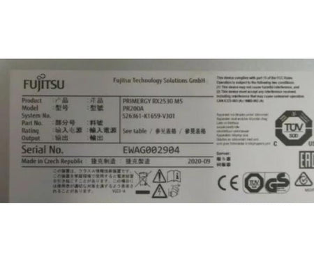 RX2530 6238R 1536GB 240GB