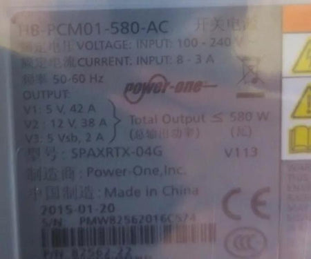 82562-22 HB-PCM01-580-AC 580W