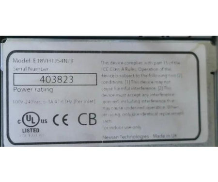 18-Bay E18V E18VH1J54N 1xISCSI