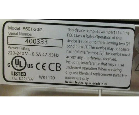 E601-20 60Bay