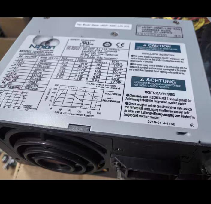 Nipron eNSP-300P-L20-00S 5V 21A 3 3V 14A 12V 10A -5V 0 3A -12V 0 8A 5VS 1 5A 24V 2 3Ah 23V 2 5Ah
