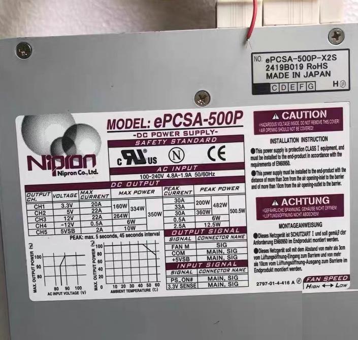 Nipron ePCSA-500P ePCSA-500P-X2S 100
