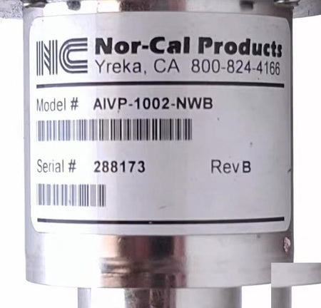 Nor-Cal AIVP-1002-NWB In-Line Angle Poppet Isolation Valve NC Ø1 NW-25 Flange