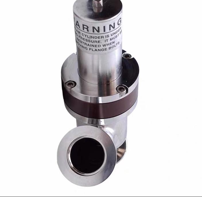 Nor-Cal AIVP-1002-NWB In-Line Angle Poppet Isolation Valve NC Ø1 NW-25 Flange