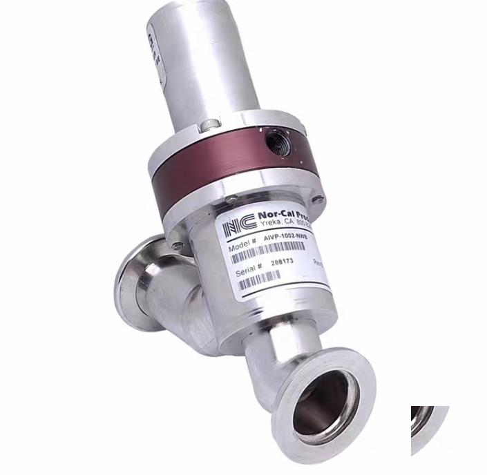 Nor-Cal AIVP-1002-NWB In-Line Angle Poppet Isolation Valve NC Ø1 NW-25 Flange