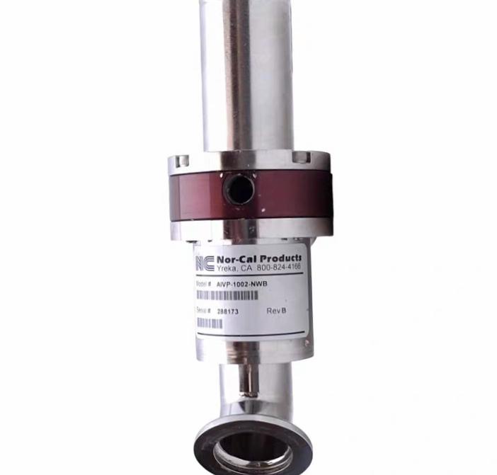 Nor-Cal AIVP-1002-NWB In-Line Angle Poppet Isolation Valve NC Ø1 NW-25 Flange