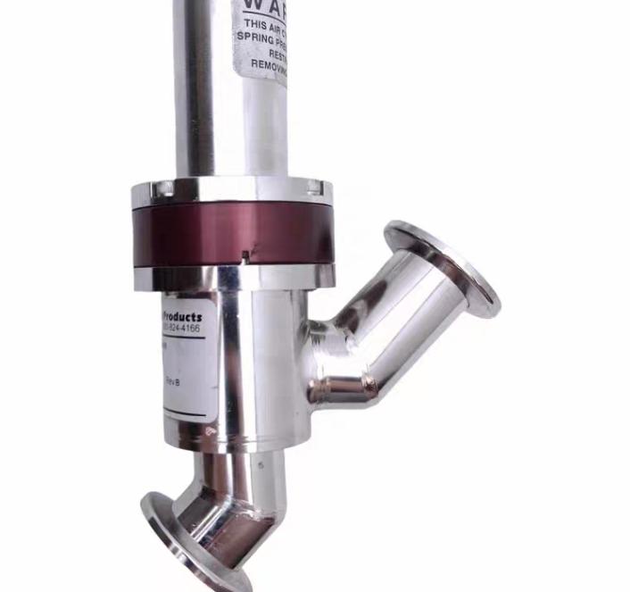Nor-Cal AIVP-1002-NWB In-Line Angle Poppet Isolation Valve NC Ø1 NW-25 Flange