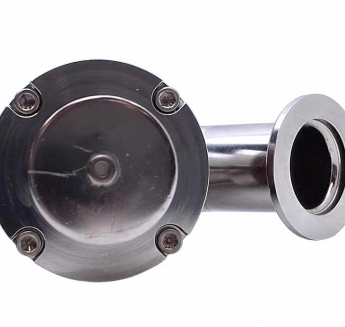 Nor-Cal AIVP-1002-NWB In-Line Angle Poppet Isolation Valve NC Ø1 NW-25 Flange