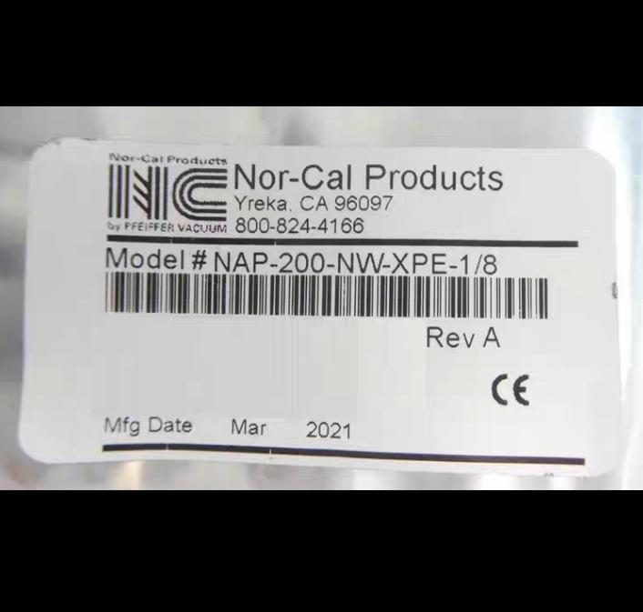 Nor-Cal Products NAP-200-NW-XPE-1 8 Vacuum Isolation Angle Valve 8 10