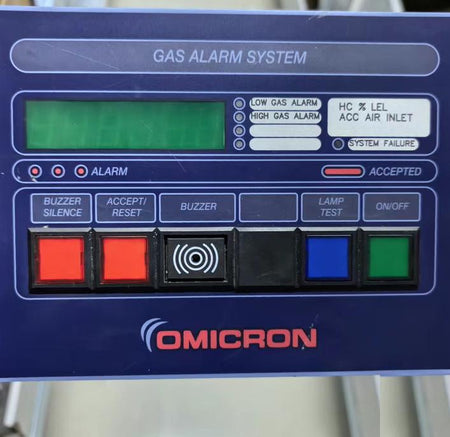 OMICRON GAS ALARM SYSTEM LCD SWITCH BOARD Rev