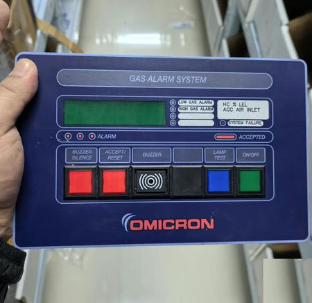 OMICRON GAS ALARM SYSTEM LCD SWITCH BOARD Rev