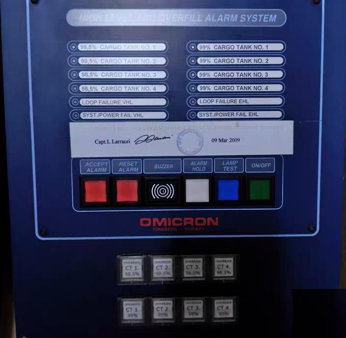 OMICRON HIGH LEVEL AND OVERFILL ALARM SYSTEM 4