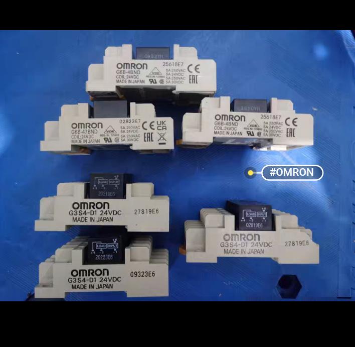 OMRON G6B-47BND 24VDC 1 G3S4-D1 24VDC 3 G6B-4BND 24VDC 2