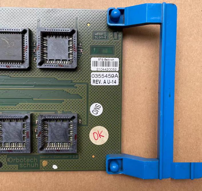 ORBOTECH MOTOR-CONTROLLER V 2 0