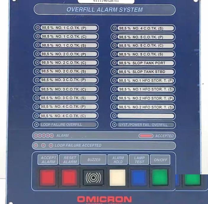 Omicron TB02 Overfill Alarm System Panel