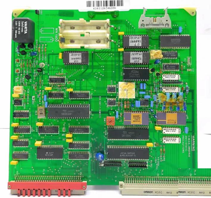 Omron XC2C 6412 PCB 104 346 AW1C C Advanced Omron PCB Card