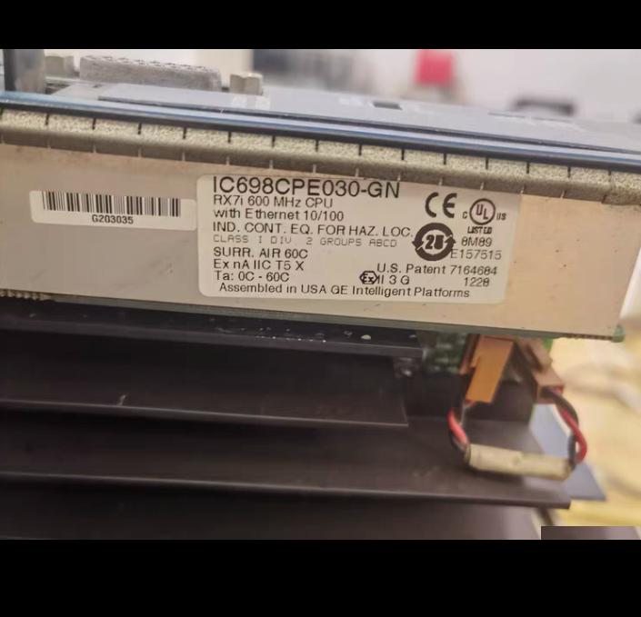 PACSystems RX7i IC698CPE030IC698CXM016MASIC BK698CPA15B0BK684DIM310BK684DOM280BK684SSI470AZ201S IC698CPE030-GJ 600 MHz RX7i CPU 10 100 Class I Division 2 VME CMX016 MASIC GE IC698CPE030-GJ 600 MHz RX7i CPU 10 100 Class I Division 2 VME CMX016 MASIC GE