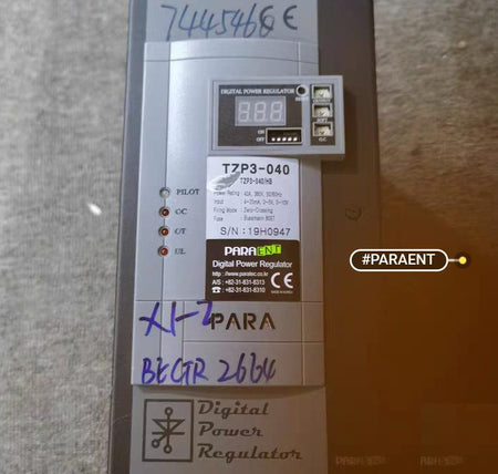 PARAENT TZP3-040 1 CC CT UL 380V 50Hz 4-20mA