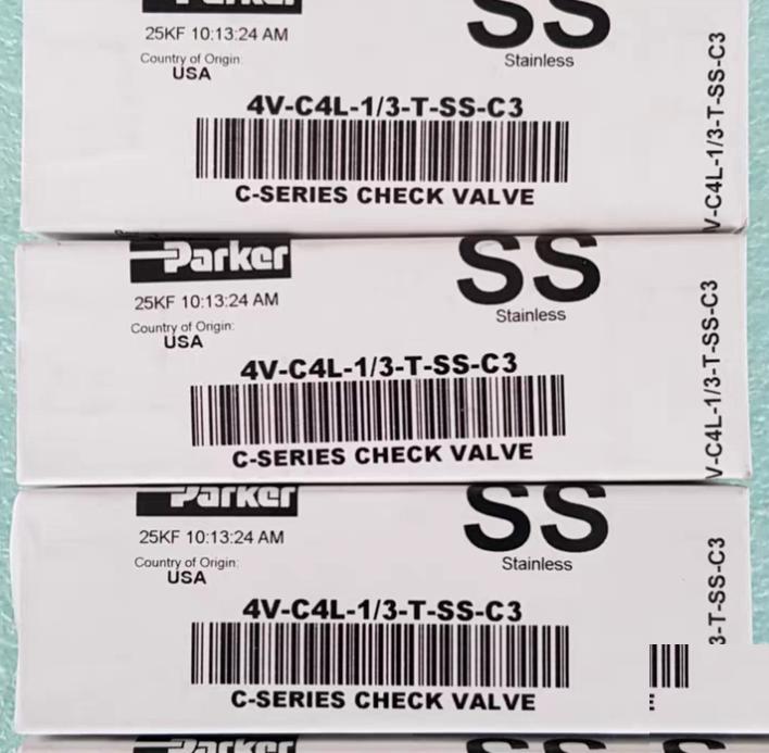 PARKER 4V-C4L-1 3-T-SS-C3 CHECK VALVE