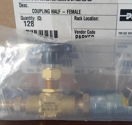 PARKER 5400-S5-4 5400-S2-4 1 4 22008-4 Gas Charge Valve used for SHI AUSIN CRYOMECH