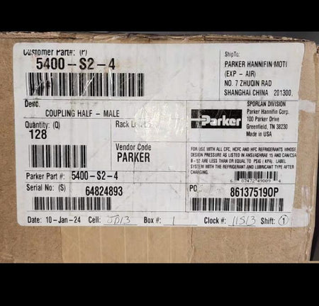 PARKER 5400-S5-4 5400-S2-4 1 4 22008-4 Gas Charge Valve used for SHI AUSIN CRYOMECH