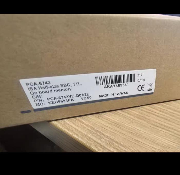PCA-6743VE PCA-6743VE-Q0A2E V2 00 ISA SBC TTL 6